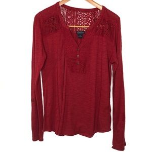 Lucky Brand Lace Blouse